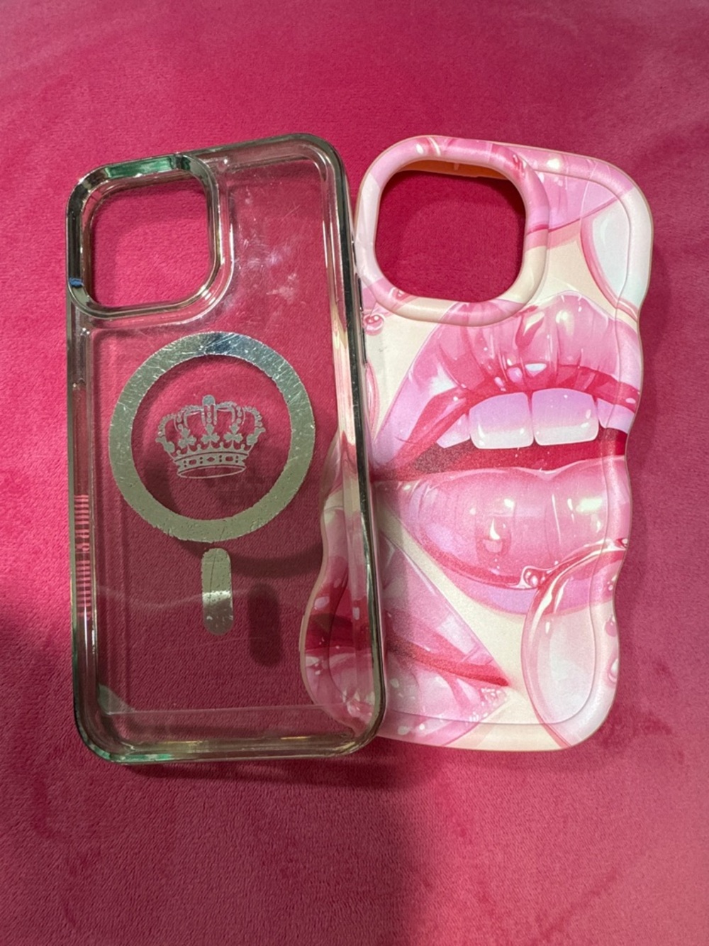 Juicy Couture & Pink Lip Graphic iPhone Cases